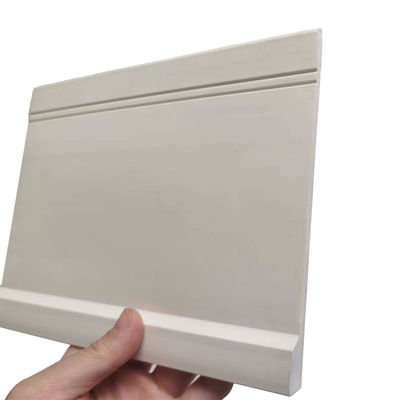 Black Eco-friendly Flexible Vinyl Wall Baseboards Molding Trim for Commercial