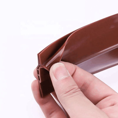 TPE Material Door Draft Guard Door Bottom Seal Strip in White Brown Black for Doors