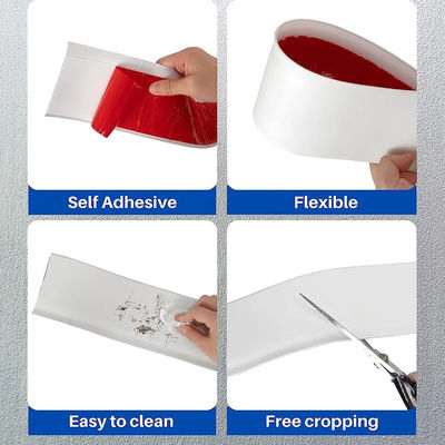 Cutting Service Flexible Peel and Stick Rubber Wall Baseboard for Customer's Request