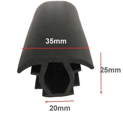 Cutting Service Waterproof Aging-Resistant EPDM Sunroof Rubber Strip for Solar Panel