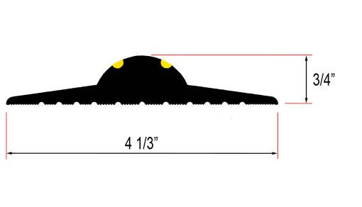 Garage Door Threshold Ramp Rubber Bottom Seal Strip Environmentally Friendly Solution