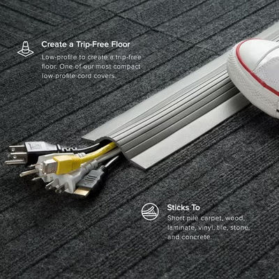 Floor Cable Cover with Silicone Material Keep Your Cables Safe and Secure