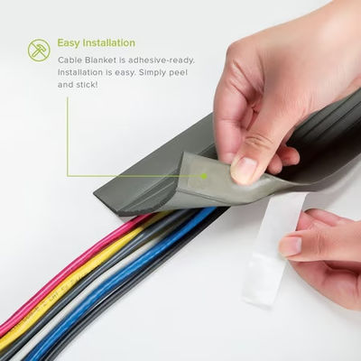 Floor Cable Cover with Silicone Material Keep Your Cables Safe and Secure