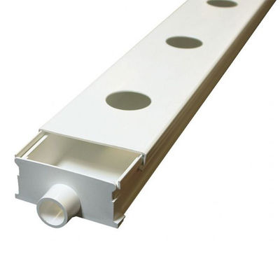 Mass Production Hydroponic NFT PVC Tube NFT Pipe System with 100mm*100mm Size