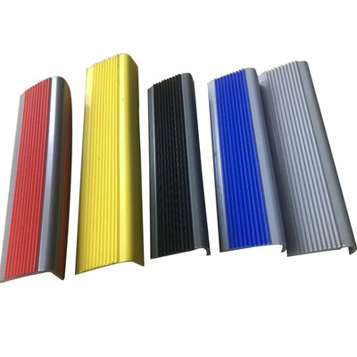 Non-Slip Rubber Stair Nosing Edge Trim Strips for Tile Wood Grey Stair Edge Protector