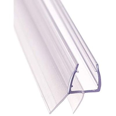 Transparent Customized PVC Shower Door Bottom Seal Glass Seal Strip for Bathroom Door