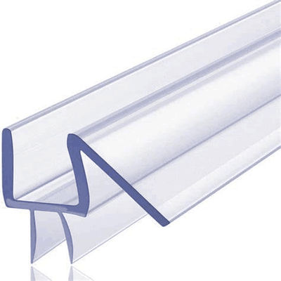 Transparent Customized PVC Shower Door Bottom Seal Glass Seal Strip for Bathroom Door