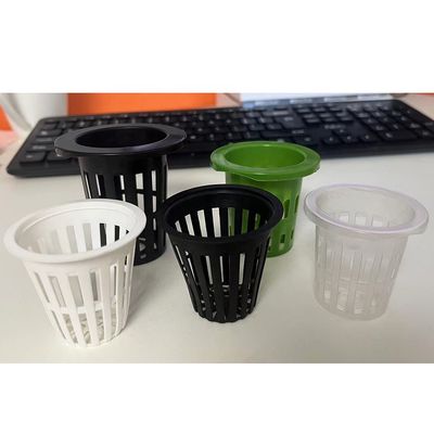 2" 3" 4" Clear Mesh Hydroponic Plant Pot Manufactured for by Plastic Injection Craft