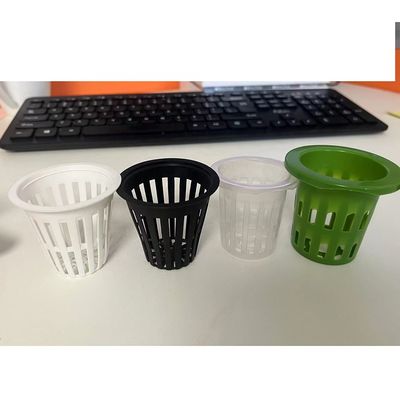 2" 3" 4" Clear Mesh Hydroponic Plant Pot Manufactured for by Plastic Injection Craft