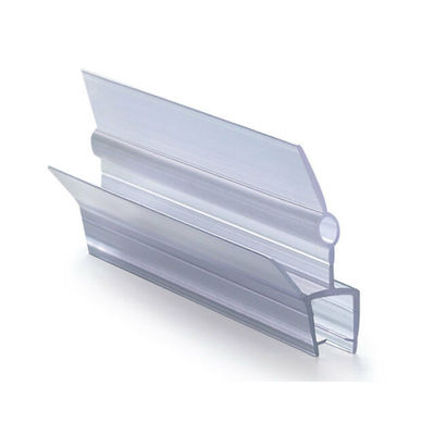 Black PVC Custom Shower Door Bottom Sealing Strip for Bathroom Glass Door Waterproof