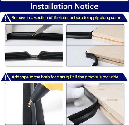 TPE T Molding for All Color Wood Furniture by EDGE Supply Durable and Easy to Install