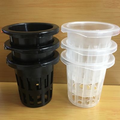 Clear or Black 2" 3" 4" Mesh Hydroponic Plant Pot Durable and Perfect for Hydroponics