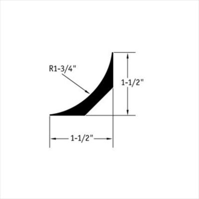 Customize Length PVC Cove Former Wedge Fillet in White Color 15x15mm 20x20mm 38x38mm