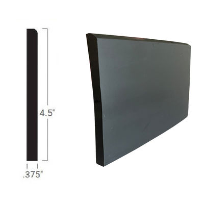 Cutting Services for Scratch Resistant Vinyl Baseboard Moulding in Various Sizes