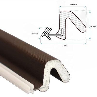 PU PE PP Skeleton Door Seal Strip for Wood Door Frame Functioning as Sound Insulation