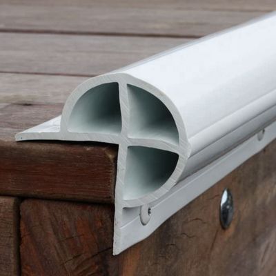 Rubbing Strake Rubrails for White Rubber Insert Dock Edging and P Type Dock Bumpers