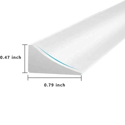 Bendable Water Dam Barrier for Shower Threshold 10-Year Service Life Height 0.47" 14mm