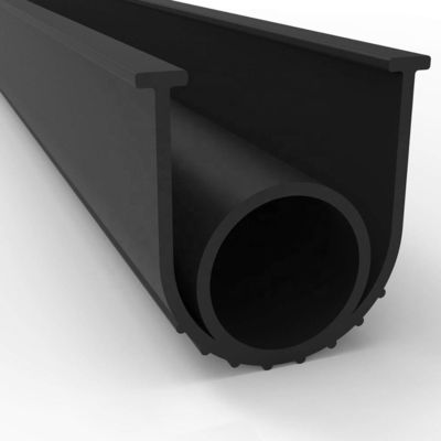 Roll Up Garage Door Bottom Rubber Seal Strip with Fast Lead Time in White