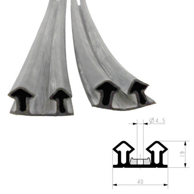Extruded Processing Cold Room Door Rubber Seal in Black for High Humidity Areas