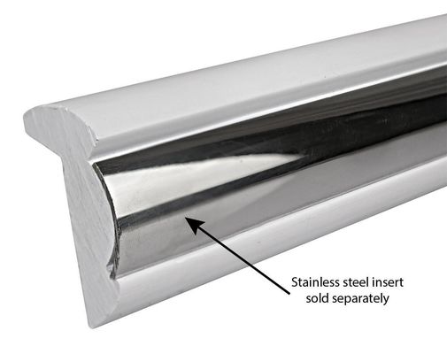 Customized Boat Gunwale with Stainless Steel Insert Width 50mm