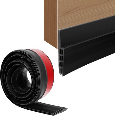 5cm Under Door Sweep Weather Stripping Door Draft Stopper for Air Leakage Prevention