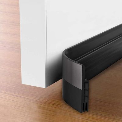 White Strong Adhesive Door Bottom Rubber Seal Strip for Bedroom and House Door 50*5 mm