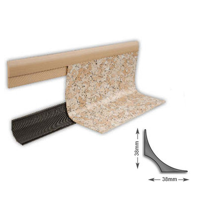 Vinyl Floor Coving Former Trim with 5-7 Days Sample Lead Time Carpet Gripper Strips