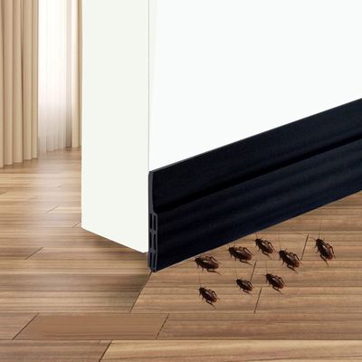 White Strong Adhesive Door Bottom Rubber Seal Strip for Bedroom and House Door 50*5 mm