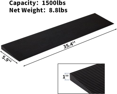 5-7 Days Fast Shipping Versatile Rubber Ramp for Thresholds Doorways and Bathrooms