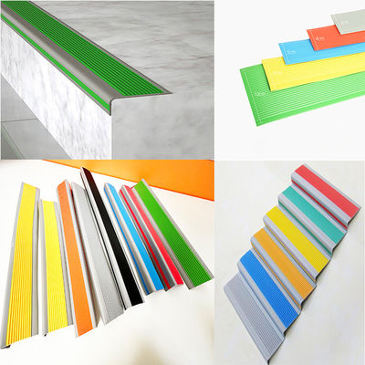 Anti-skidding PVC Rubber Stair Nosing Edge Trim with Custom Size and Moulding Service