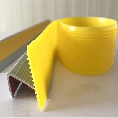 Anti-skidding PVC Rubber Stair Nosing Edge Trim with Custom Size and Moulding Service