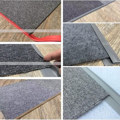 Flooring Accessories PVC Floor Transition Strips for Durable Rubber Carpet Protection