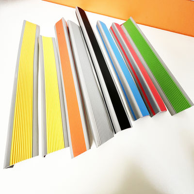 Anti-skidding PVC Rubber Stair Nosing Edge Trim with Custom Size and Moulding Service