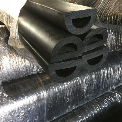 Customized D Type Rubber Fender Marine PVC Piling Bumper for Breakwater Construction