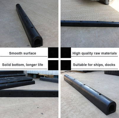 Customized D Type Rubber Fender Marine PVC Piling Bumper for Breakwater Construction