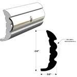 Black Rigid Boat Rubber Rail With 316 Stainless Steel Insert for Customized Boats