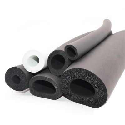 White Pre Slit Insulation Rubber Foam with Adhesive 8mm*10mm or Customizable