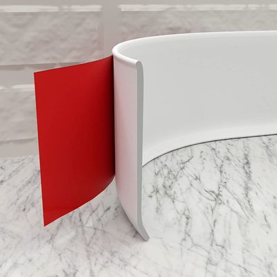 Peel-Stick Baseboard Molding Trim in White Height 2'' to 6'' for Simple Installation