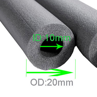 Rubber Pipe Insulation Lagging Foam 2M Self Sealing 15mm 22mm 35mm 42mm Customized