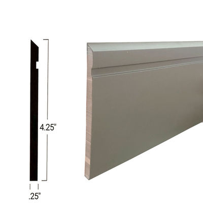 Customizable Eco-friendly Rubber Baseboard Molding for Flexible Flooring Options