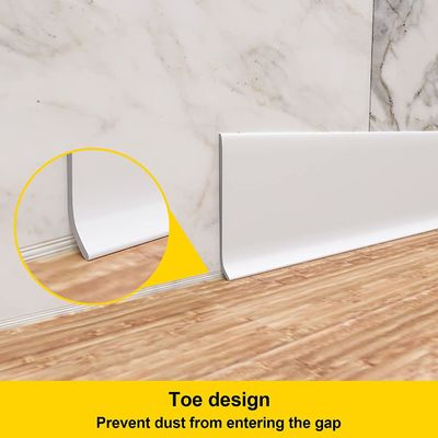 100x2mm Flexible Vinyl Cove Baseboard Molding