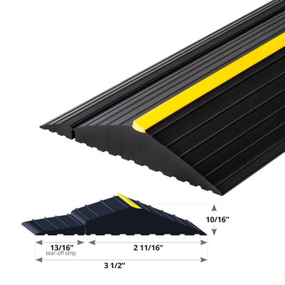 Garage Door Storm Threshold Rubber Half Inch Coil Seal for Weather Proof Function