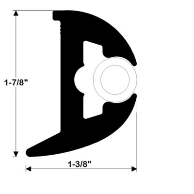 P Type Dock Edging Fender for Boat Rub Rail Bumper Fender As Customers' Requirements