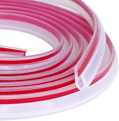 Clear Rubber U Channel Edge Trim Customizable Size for Exceptional Sealing Performanc