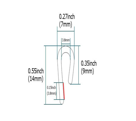 Clear Rubber U Channel Edge Trim Customizable Size for Exceptional Sealing Performanc