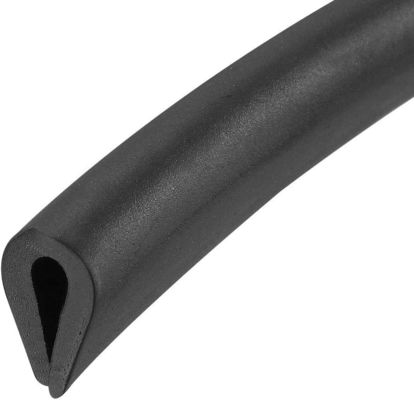 Clear Rubber U Channel Edge Trim Customizable Size for Exceptional Sealing Performanc