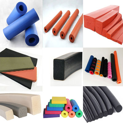 NBR Silicone EPDM Foam Tube in White Color and Density 0.6-0.9 g/cc for Industrial
