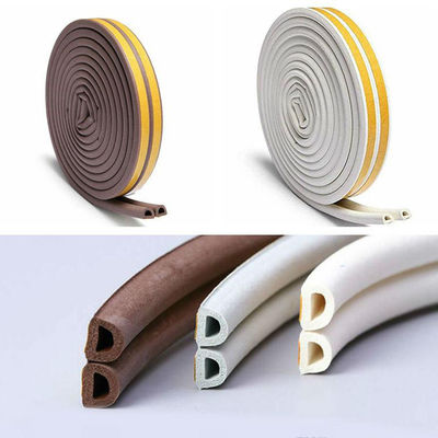 Door Seal D-Type Strip Weather Stripping for Self Adhesive Foam Doors and Windows
