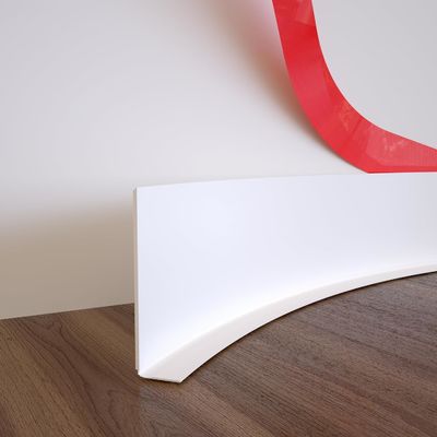 Sample 5-7days Flexible Baseboard Peel and Stick Vinyl Wall Base Cove Base Self-Adhesive
