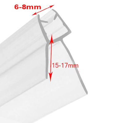 20-90 Shore Hardness Waterproof Shower Door Sealing Strips for Customized Glass Doors